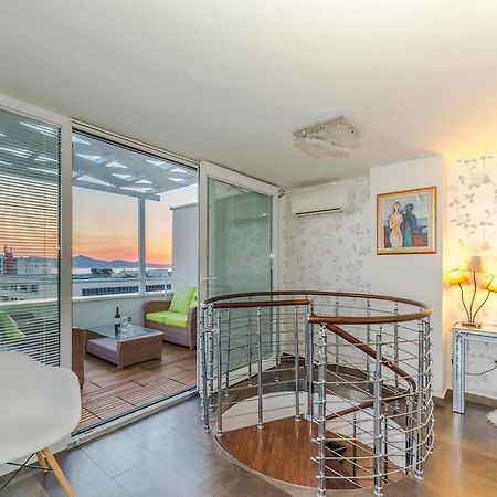 Sunset Penthouse Apartment With Jacuzzi And Seaview Zadar Eksteriør billede