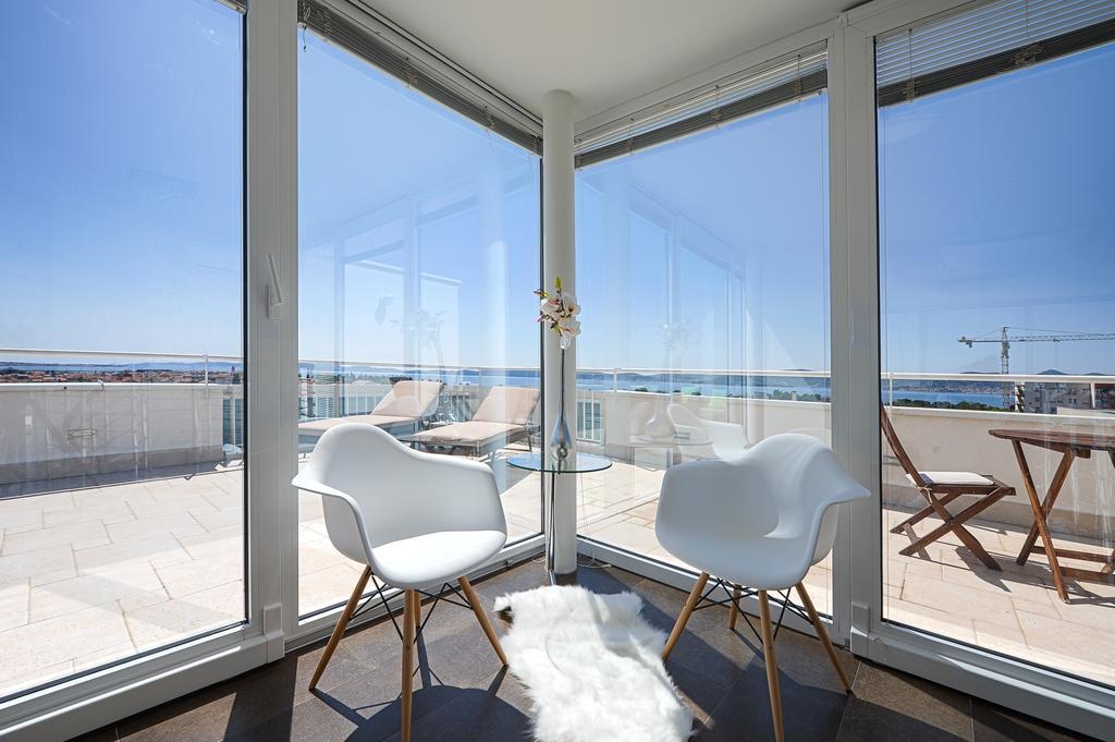 Sunset Penthouse Apartment With Jacuzzi And Seaview Zadar Eksteriør billede