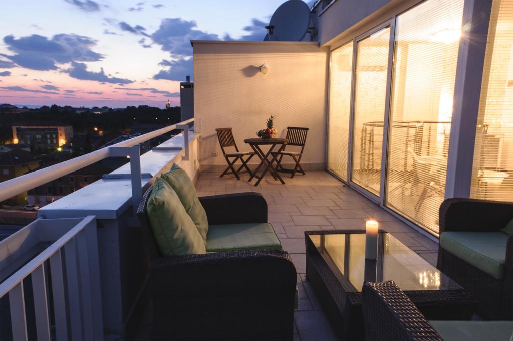 Sunset Penthouse Apartment With Jacuzzi And Seaview Zadar Eksteriør billede